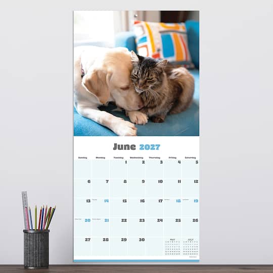 2027 Furry Friends Wall Calendar